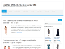 Tablet Screenshot of mother-dresses.com